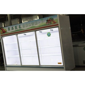 Double-temperature supermarket vegetable refrigerator freezer wholesale refrigeration equipment price