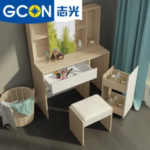 Dressing table makeup luxury dresser with mirror chair