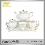 Drinkware porcelain ceramic coffee set, arabic coffee cup set, turkish tea set