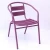 Import Durable Strong Steel Restaurant Stacking Outdoor Chair Armchair from China
