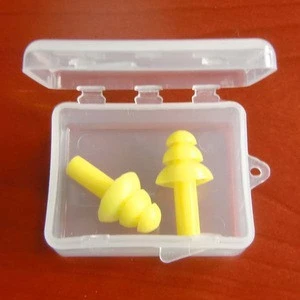 Earplugs with wire water sports earplug comfortable ear plug sport silicone ear plugs, swimming ear plugs