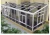 Import Economical Galvanized Steel Frame Garden Portable Commercial Mini Glass Greenhouse from China