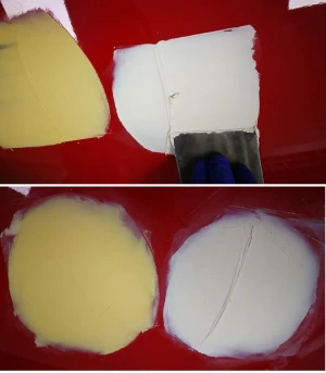 Galvanized steel build of topcoat auto filling 2 component automotive polyester auto refinish putty