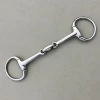 Eggbutt Bits Stainless Steel Horse Bit Jointed Mouth  Horse Riding Equipment 13.5cm Mouthpiece