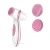 Import Electric Sonic Silicone facial cleansing brush Warm vibrating Face cleaner Skin care device from China