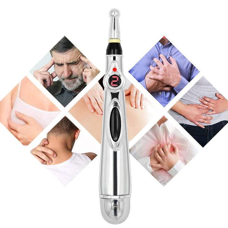 Electronic Meridian Laser Acupuncture Massage Instrument Healthcare And Facial Beautification For Face Lift Effect &amp; Pain Relief