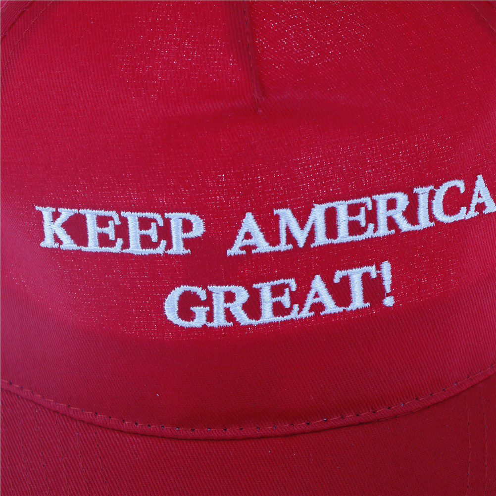 Embroidery USA Flag MAGA Cap Cotton Baseball Hat Cap For Trump Hat 2020 Donald Trump Red Hat Re-Election Keep America Great