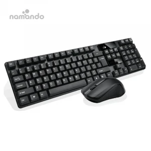 English letter 2.4G Wireless keyboard mouse combo with USB Receiver for Desktop Computer PC Laptop and Smart TV
