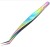Import ETC-002 Multi Color Coated Eyelash Applicator Tweezers Private Label Russian Volume Extension Lash tweezers from China