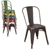Europe stackable bistro chair metal chair