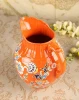 european style luxury type exquisite craft ceramic pot with handle