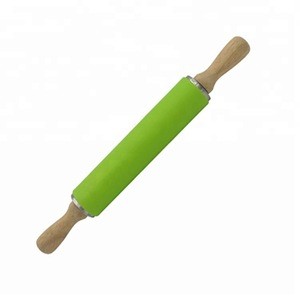 Excellent fondant decorating tools Pastry Plastic pins silicone rolling pin