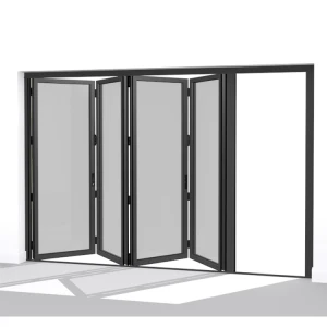 Excellent Service Unbreakable Alluminium Residential Aluminum Folding Doors