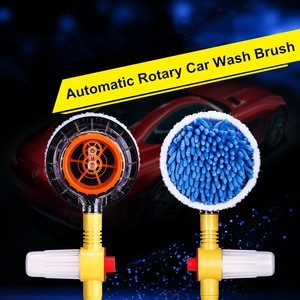 Extendable Car Wash Brush with Professional chenille Brush Head  for RVs, Trailers