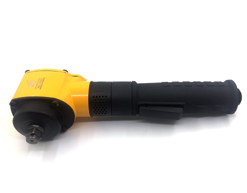 Extended Right Angle Air Impact Gun 1/2 Inch Pneumatic Car Wrench Single Hammer Spanner 176 ft/lb Torque Get Tight Spots