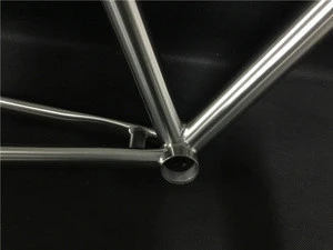External cable routing QR type titanium road caliper bicycle frame