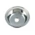 Import Factory 201 304 composite round shape single bowl size workshop round sink stainless steel from China