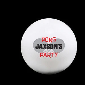 Factory Custom Printed 1 Star ABS Plastic Table Tennis Ping Pong Balls