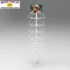 factory customized four sided spinning cowboy hat display rack
