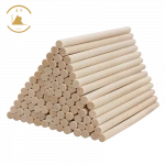 Factory Direct Finished Natural Wood Craft Dowel Rod Birch Round Wooden Sticks for Furniture Accessories