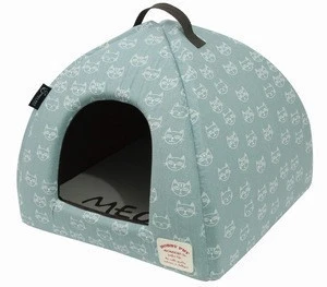 Factory direct printing canvas luxury cat house for all sizes cats with customized brand