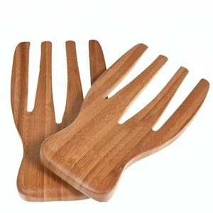Factory Direct Sale Cheap Bamboo Salad Hands