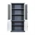 Import Factory direct sale cupboard design 4 doors metal glass door file cabinet office storage steel file side cabinet from China