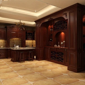 Factory direct sale Modern Custom Luxury Solid Wood Kitchen Cabinet