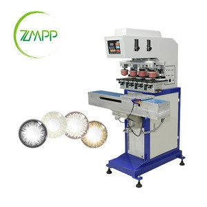 Factory direct sales 4 color promotional pad  printing machine/pad printer for contact lenses