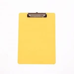 Factory direct selling A4 letter size PS plastic writing clipboard