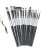 Import Factory Directly Supply 15 pcs Paint Short Handle Artist Paint Brushes Set With Nylon Hair from China