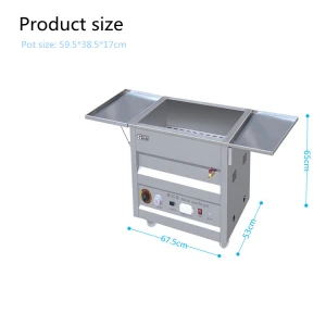 Factory Manufacture Various Warm Faster Auto Thermostat Gas Deep Fryer
