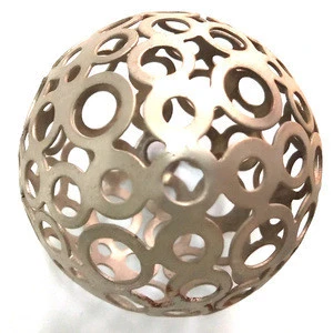 Factory OEM Custom Precision Decorative hollowed-out stainless steel ball
