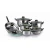 Import factory price 12pcs happy baron stainless steel cookware set from China