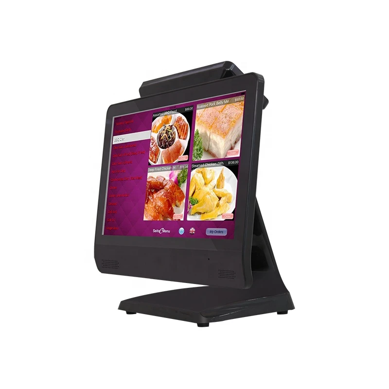 Factory price 15.6inch single capacitive touch screen pos system for restaurant/shop