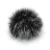 Import Factory price 8cm faux fox fur pompon balls with snap Design fox fur pompom bulk ball with snap for hat bag slippers sandals from China