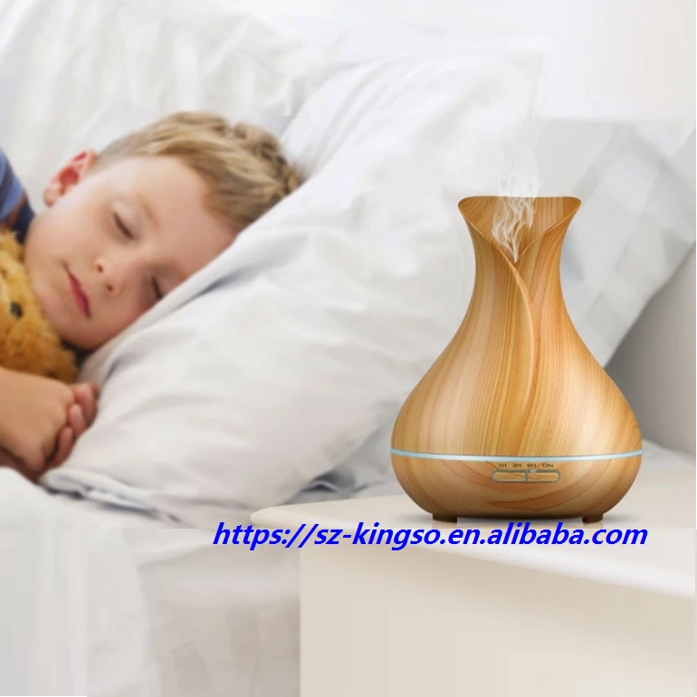 Factory price air cooling mini ultrasonic humidifier,vase shape aromatic diffuser,bamboo diffuser