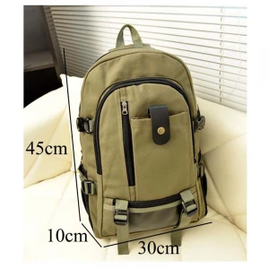 Factory price canvas backpack for men laptop bag large capacity for boys travel back packs
