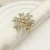 Import Factory price elegant butterfly napkin rings diamond alloy table decorate crystal napkin hotel restaurant towel ring from China