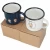 Import factory price  roll rim printing custom 12oz enamel mug from China
