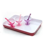 factory supplier American style cutlery tray plastic with custom logo