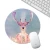 Import Factory wholesale cute round natural rubber mouse pad small fresh computer personality creative office mouse pad from China