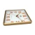 Factory wholesale fashion business gift promotion square plastic luminous digital quartz wall clock