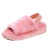 Import Factory wholesale furry color fluffy slides sandals woman sandals for women slipper from China