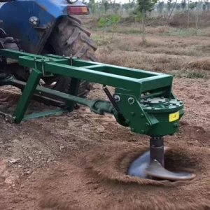 Farm tractor mounted earth auger / hole digger / post hole
