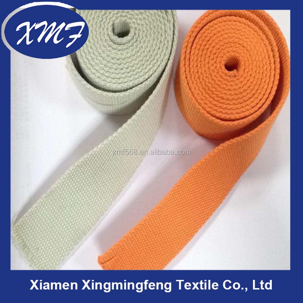 fashion 40mm Thickness Washed thick cotton webbing band