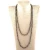 Import Fashion Cute Mini  6mm Crystal Glass beads Necklace 145-150cm long knotted 29 Color Women necklace from China