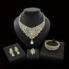 Fashion Luxury Crystal CZ Zircon Bridal Wedding Women Jewelry Sets Exquisite Cubic Zirconia wedding Jewelry Set