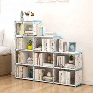 Fashion simple bookshelf dormitory bedroom storage shelf bookcase / debris rack