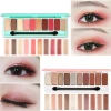 Fashionable Girl Cosmetics 10colors Eyeshadow Palette 4 KIT Optional With Eyeshadow Brush
